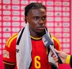 Roméo Lavia: I didn't feel nervous in my first start with Belgium