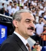 Sheikh Ibrahim Al Lami urges Al Zawraa players before the upcoming Duhok clash